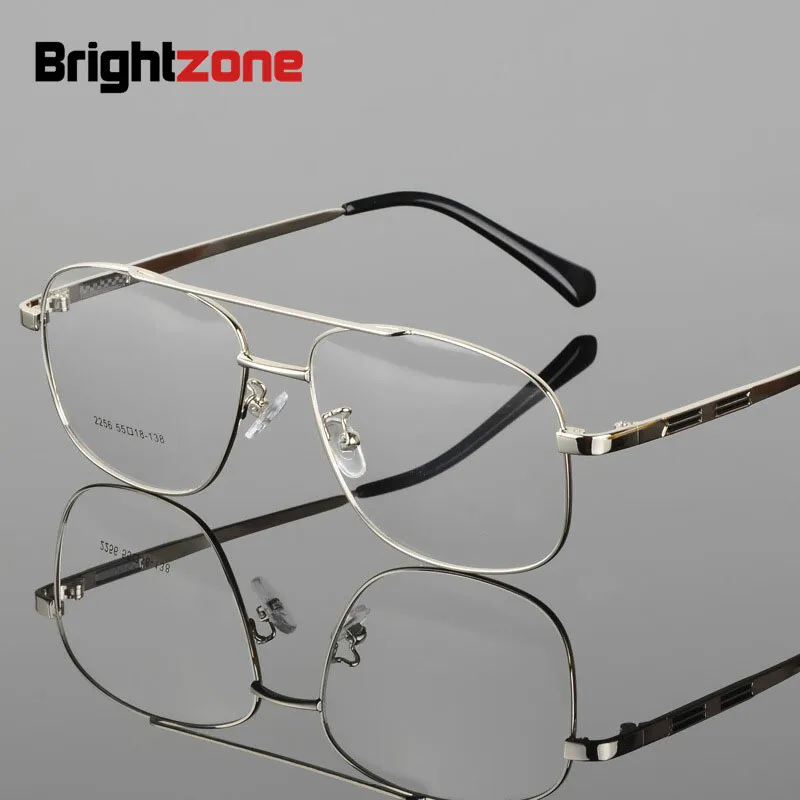 Full Alloy Rim High Quality Eyeglasses Frame For Brillen Men Women Optical Eyewear Frame Spectacles Black Gray Gold Eye Glasses