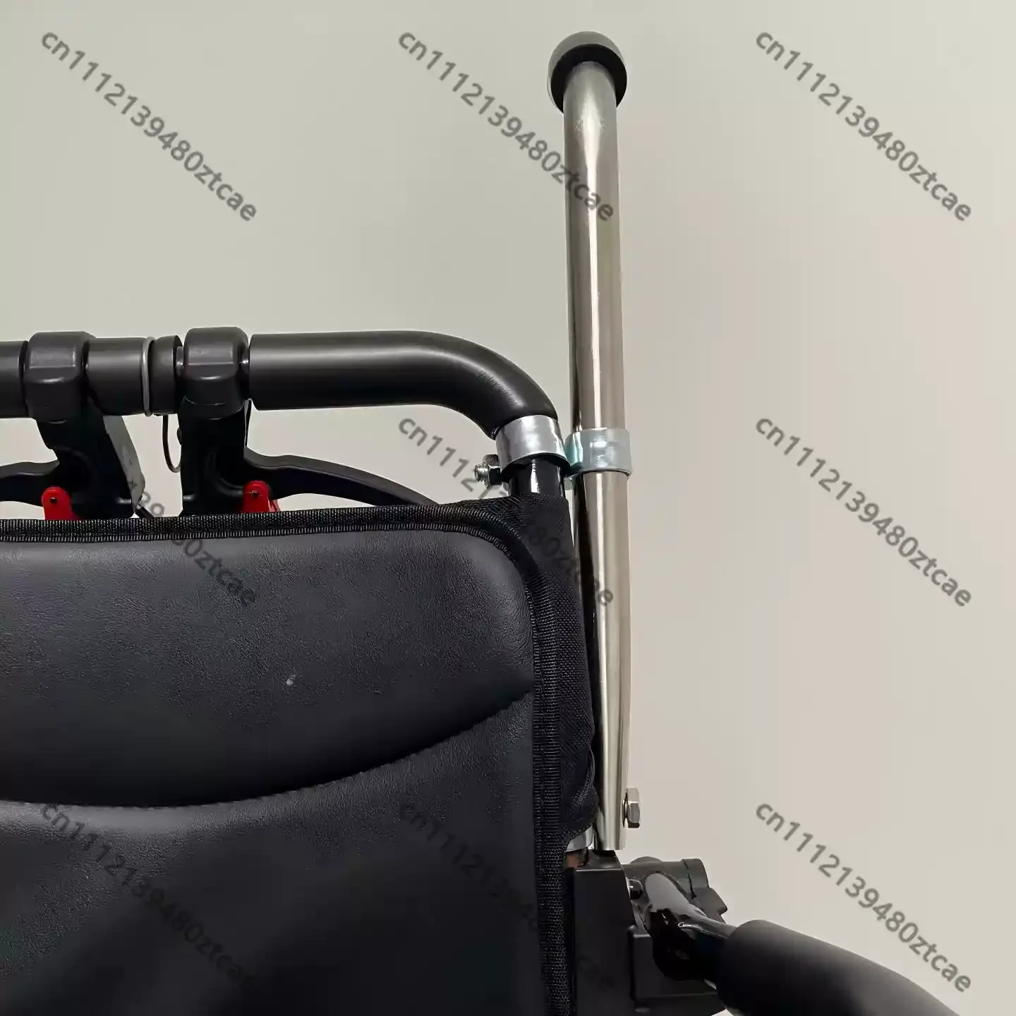 Universal Extended Height Armrest Wheelchair Trolley Handle Mobility Replacement Accessory
