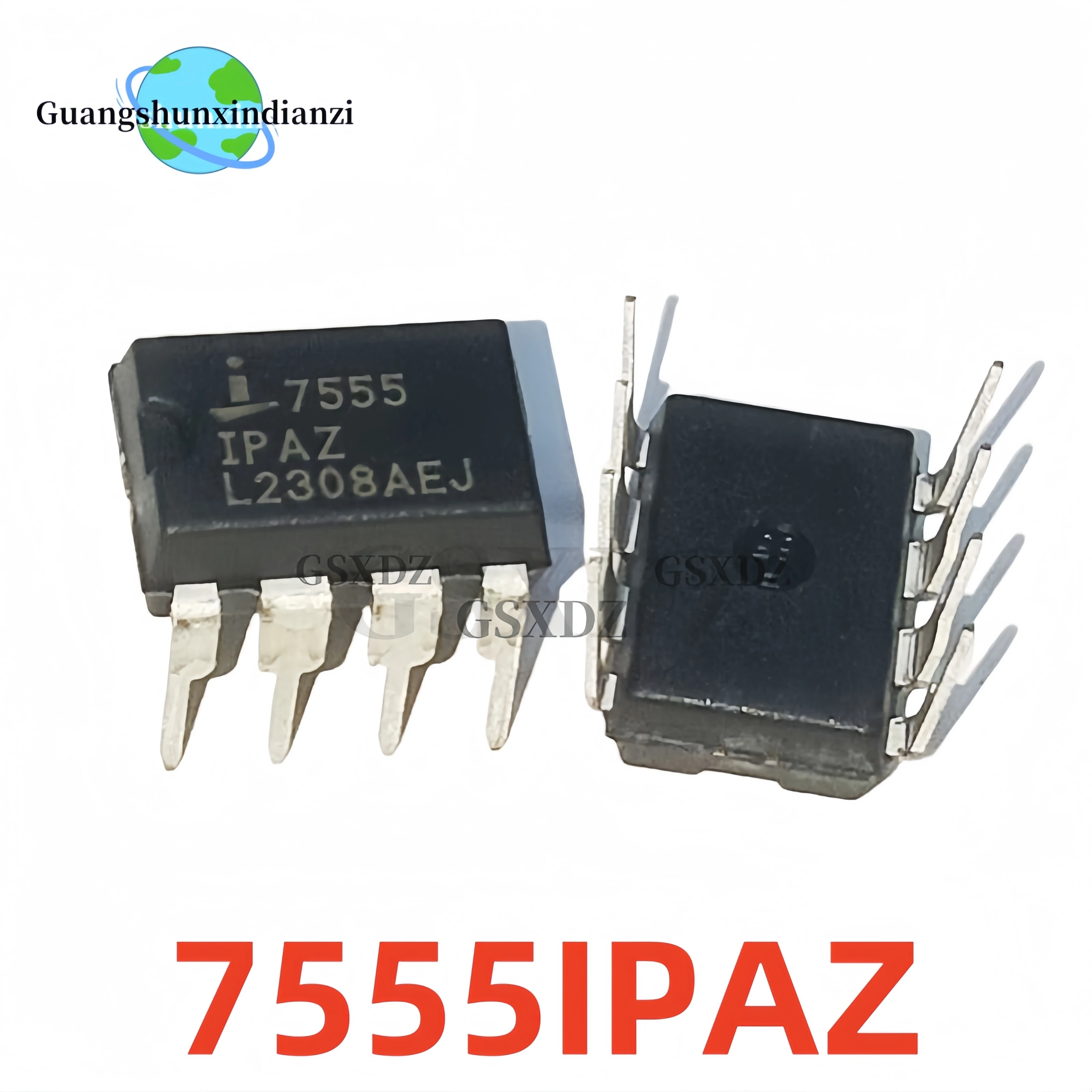 10PCS New original ICM7555IPAZ ICL7555IPA 7555 universal timer direct insertion DIP-8