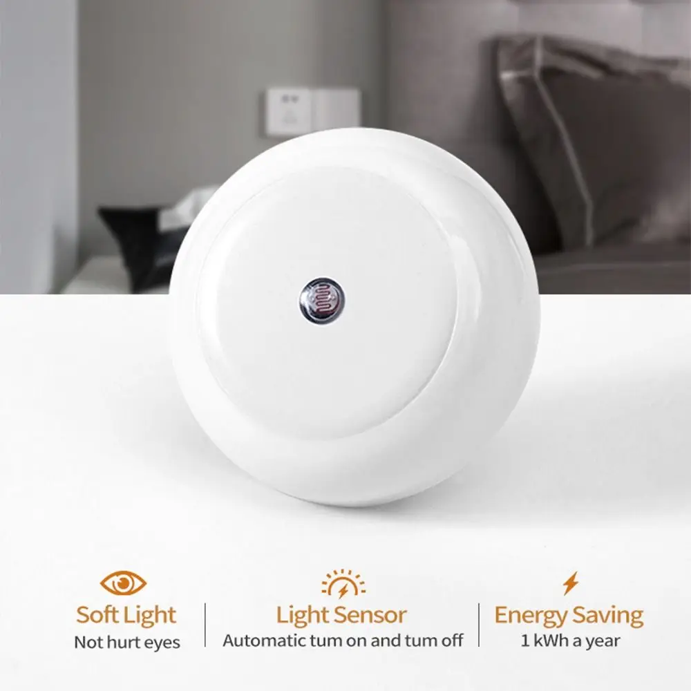 Kitchen Intelligence Bedroom Night Light Lighting Led Light Controlled Induction Light Energy Saving Socket Light