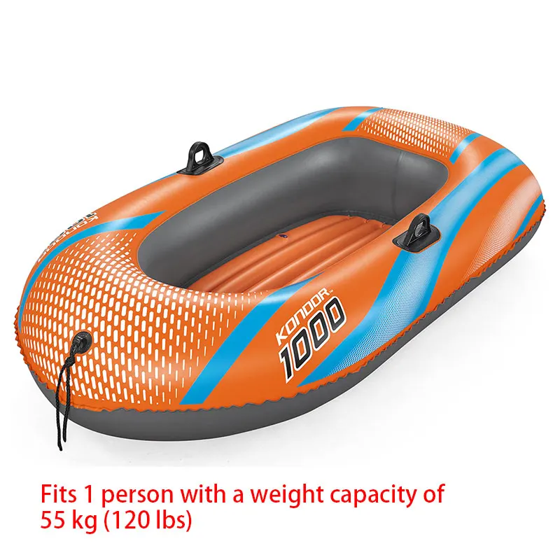 Bestway 61136/61140/61142/61146 1-3 คน Heavy Duty Inflatable Kayak - ยาวนาน PVC ล่องแก่งผจญภัยเรือสําหรับที่น่าตื่นเต้น