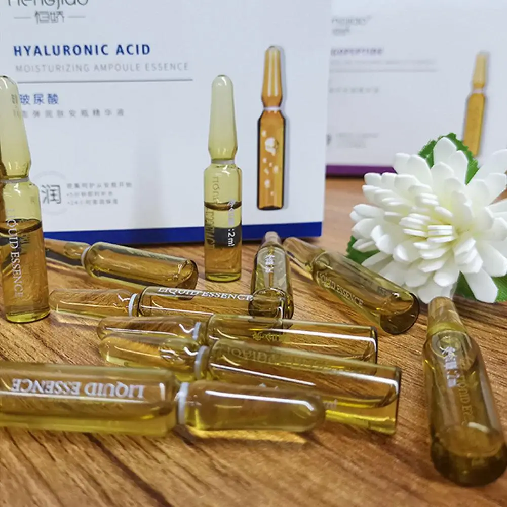 

2ml*28 Pcs Hyaluronic Acid Ampoule Essence Deep Water Level Intensive Throwing Ori Small Replenishment Repair Essence Molec G5U0