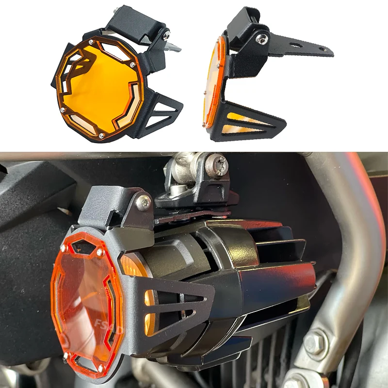 F800GS F750GS Flipable Fog Light Protector Guard Lamp Cover Shiled For BMW R1200GS LC R1250GS Adventure R1250 GSA F850GS ADV