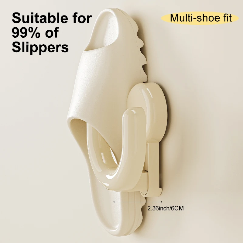 UFORU Bathroom slipper rack Suction cup type perforation-free wall hanging toilet special new drain hanger hook storage rack