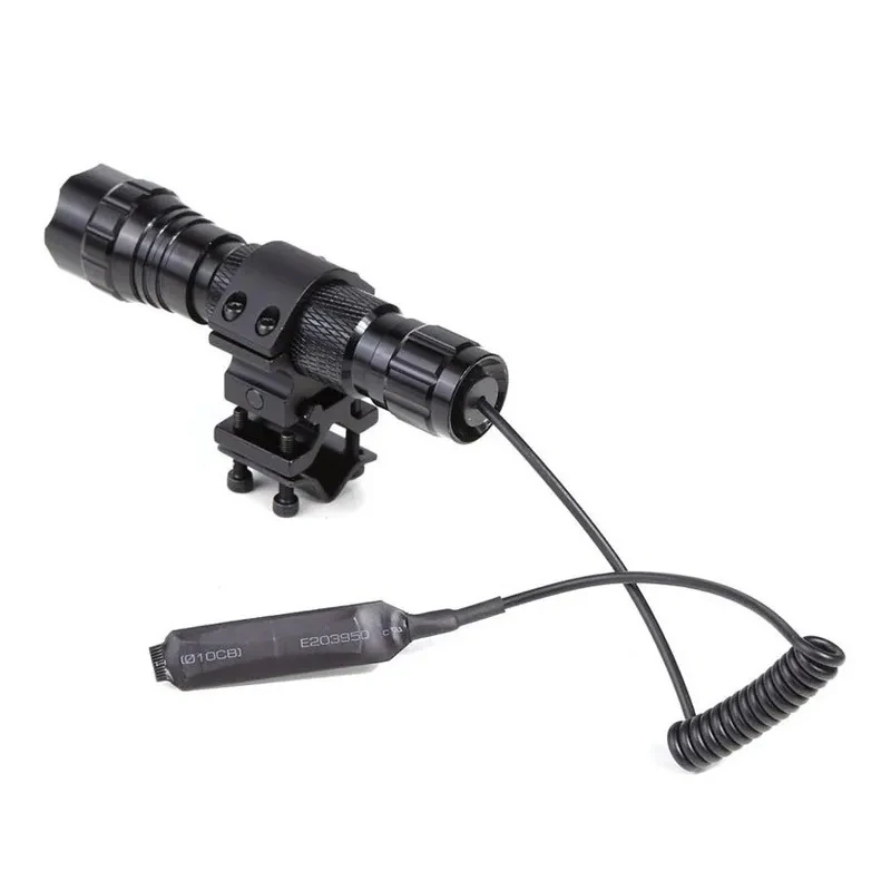 Button Switch Remote Pressure Case Controller For 501B LED Flashlight Torch Switch Accessories