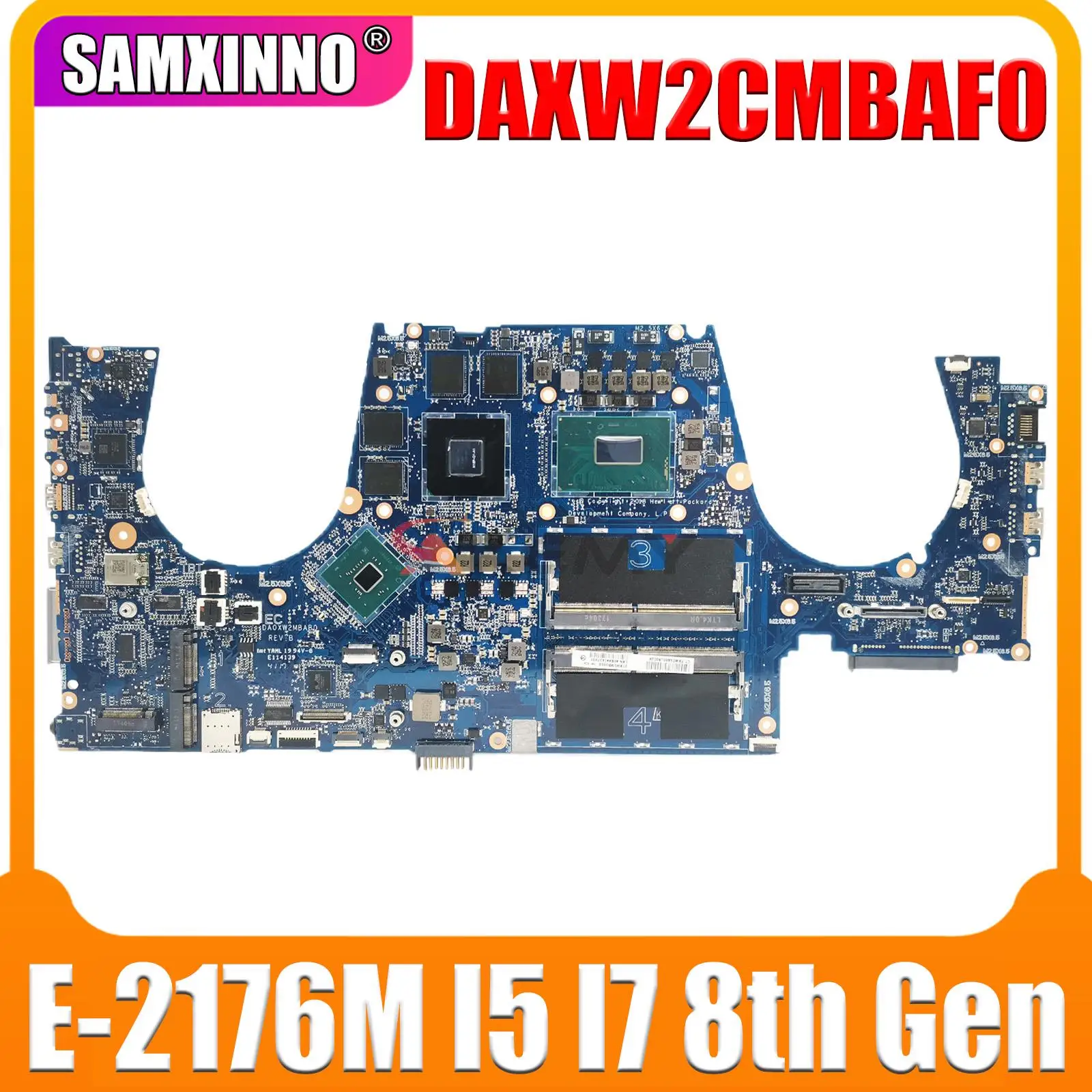 

Материнская плата для HP Zbook 15 G6 XW2C SRCKN I9-8950HK, процессор WX4150, графика L48458-001 L48458-601 DAXW2CMBAJ0 ZBook G5 DAXW2CMBAF0
