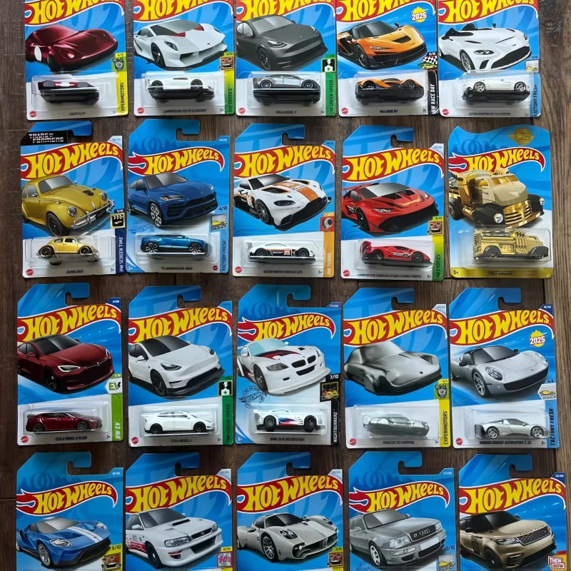 

Mattel Hot Wheels Mainline Series Worldwide Basic Car 2025 Case F Tesla K.I.T.T Mazda Mx-5 Ford F-150 Toyota Gr86 Модель автомобиля Игрушки