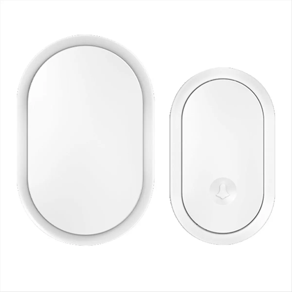 SWXF 300M Wireless Doorbell Home Waterproof Battery Powered Smart Home Door Bell Chime Kit White