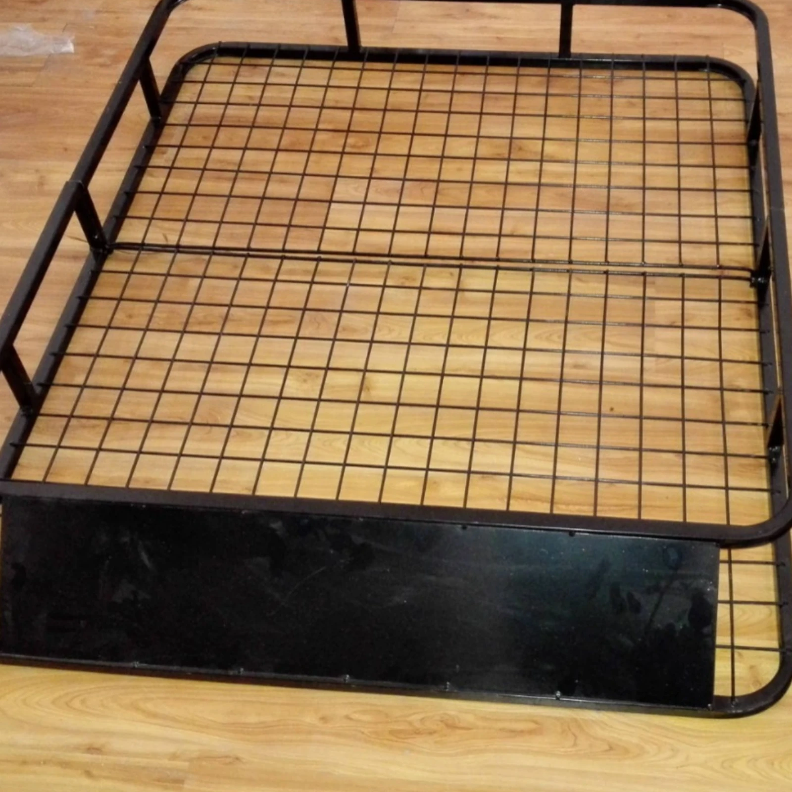 Roof Rack Cargo Carrier Metal Rooftop Cargo Carrier Basket Folding Roof Basket Easy Installation Luggage Rack Secure