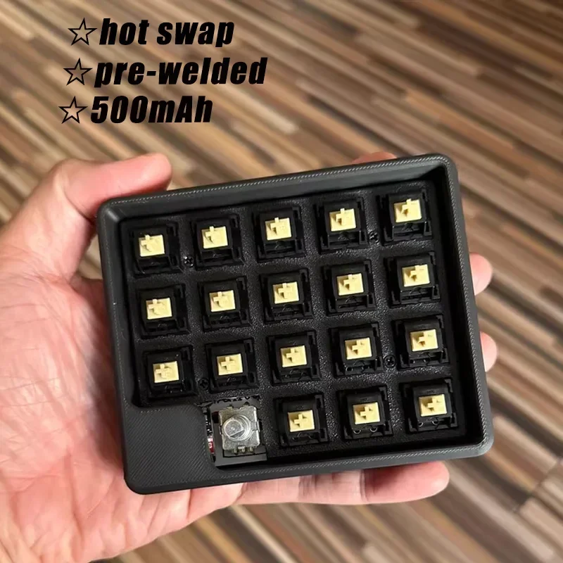 Faw36 Wireless Split Keyboard Kit PLA Case 500mAh 36 Keys Split Keyboard Kit Hotswap With Knobs Support ZMK Custom PC Gamer Gift