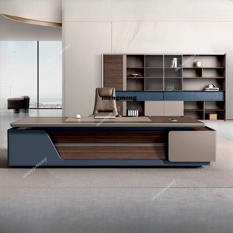 

Storage L Shape Executive Desk Chair Computer Corner Office Desk Writing Luxury Mesa Escriotorio Home Furniture