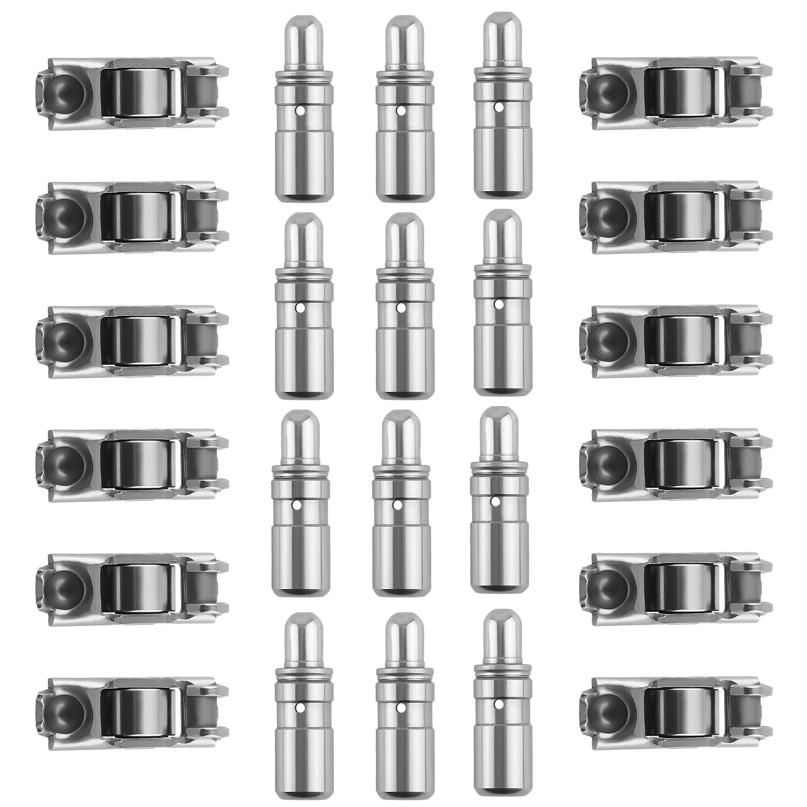 

12x Rocker Arms & Hydraulic Valve Lifters Kit for 3.0L 3.2L 3.5L 3.6L 3.7L 4.2L