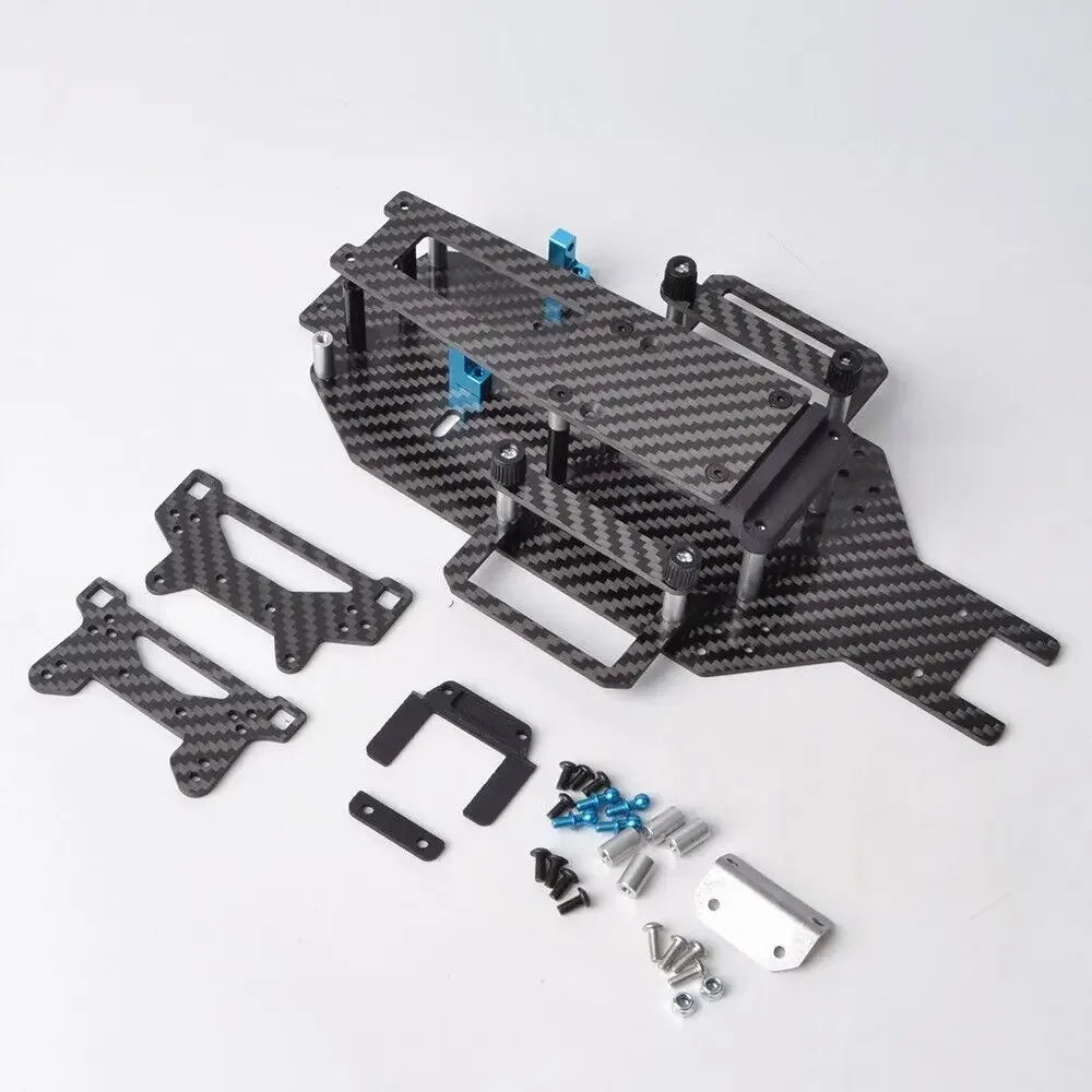 Carbon Chassis Kit for Tamiya TA02 TA02W TA02S TA02SW TA02T RC Car Upgrade