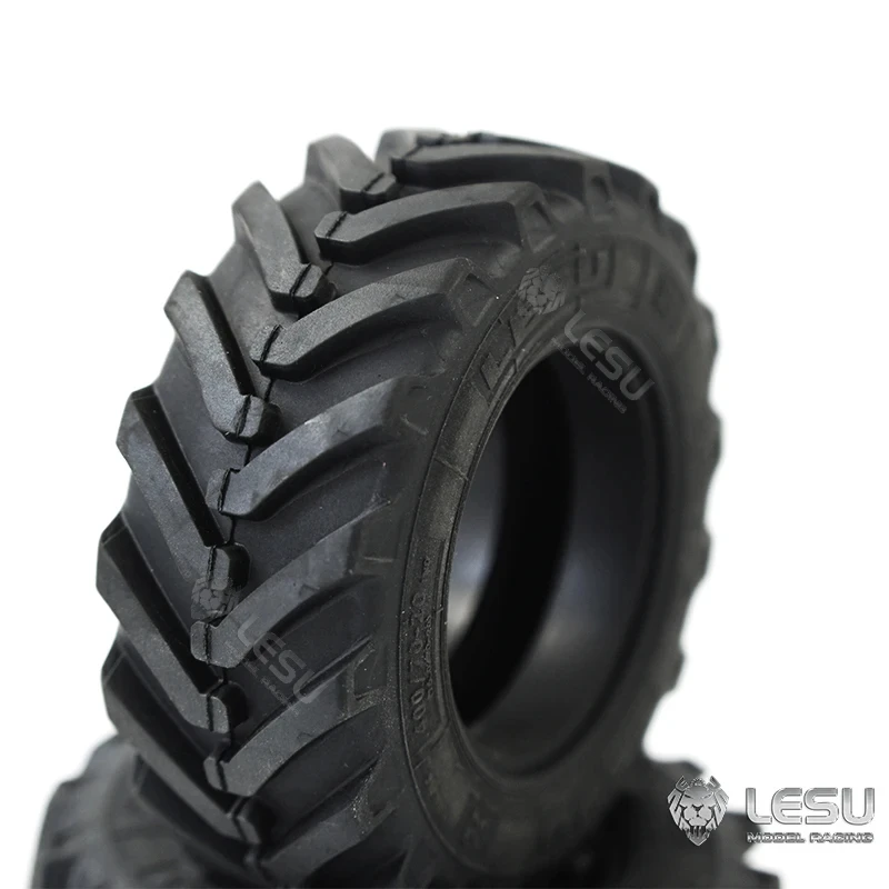 Simulation truck model two busy tire leather LESU front and rear large tires small tires high quality rubber radium speed model