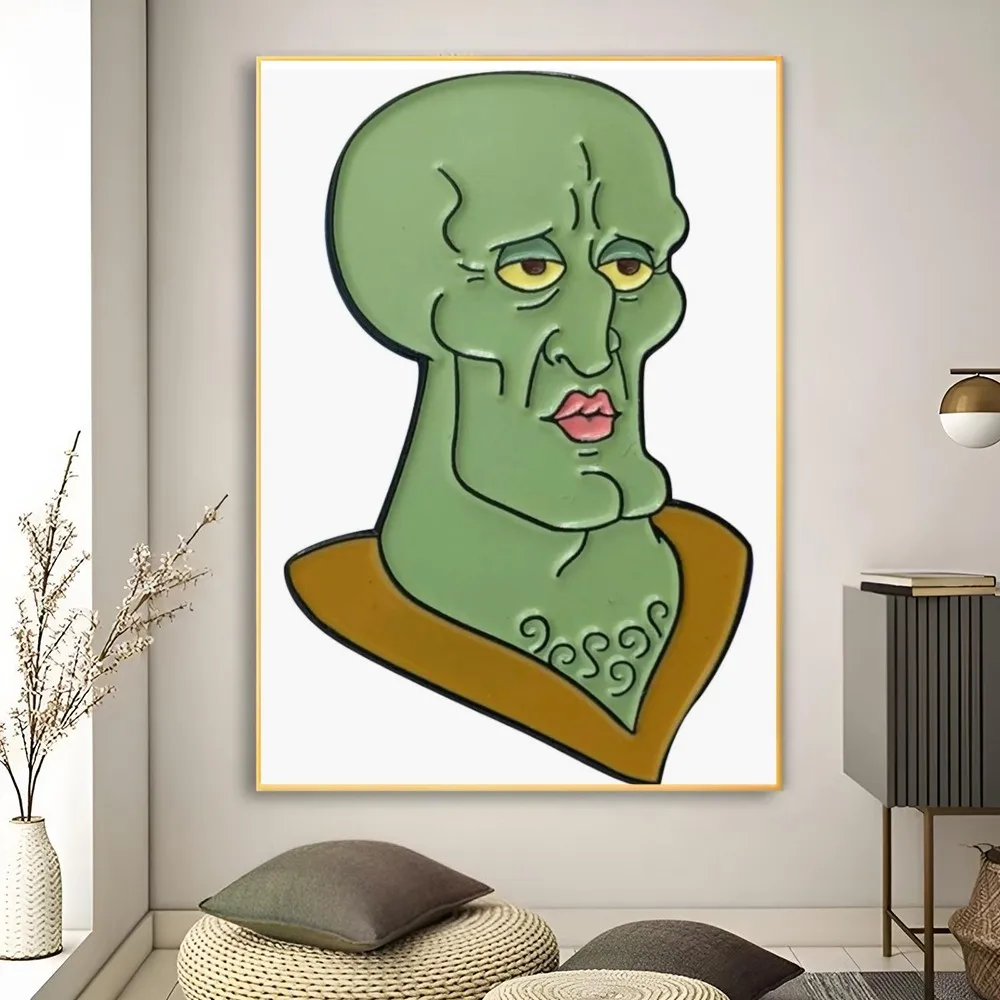 ملصق الحبار لغرفة المعيشة ، طباعة فنية للبار ، ديكور الأثاث ، 1 وحش #6