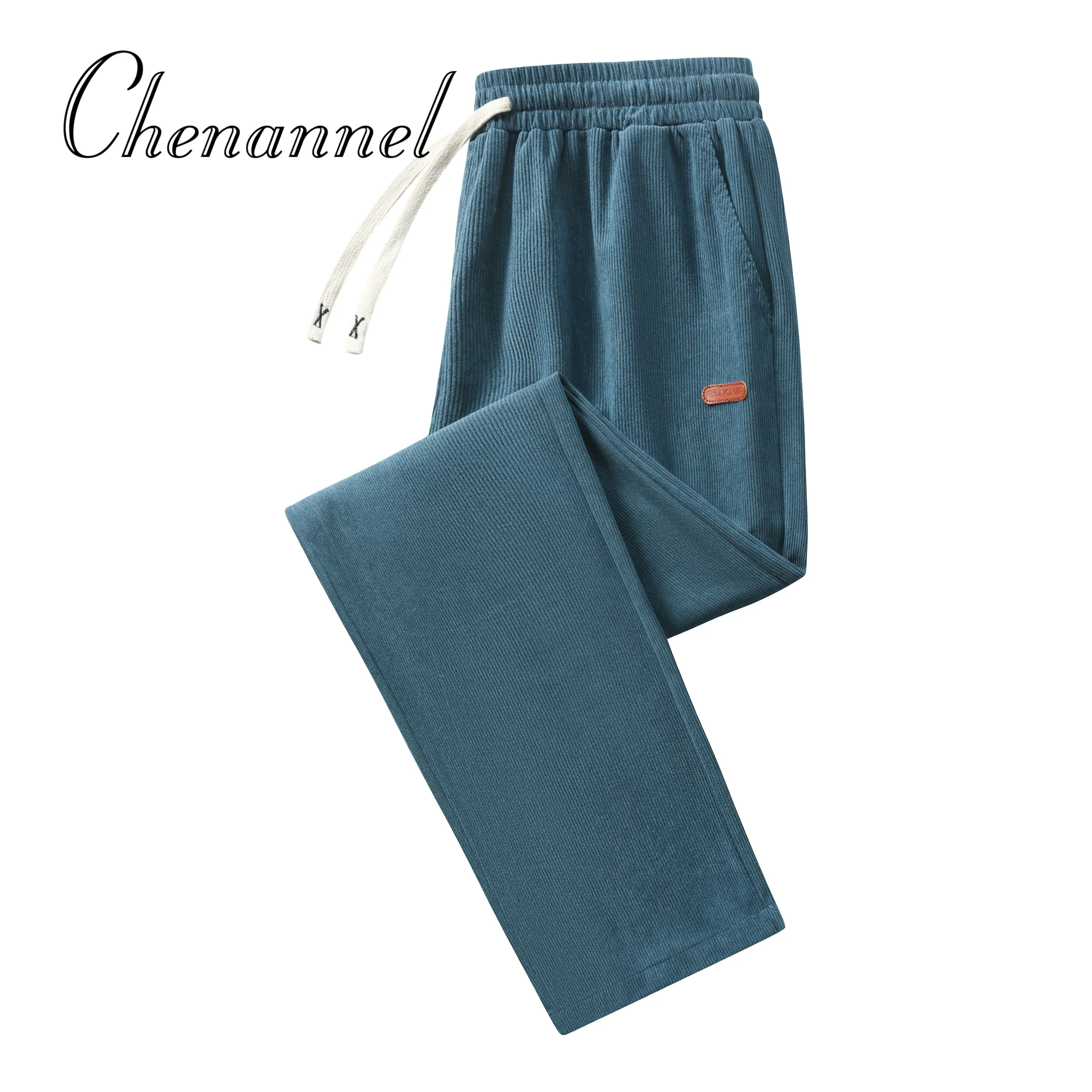 

Men's Retro Trendy Solid Color Sport Pants, Loose Straight Leg Casual Trousers