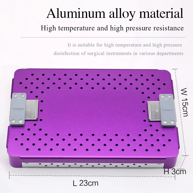 Instrument Disinfection Box With High-temperature And High-pressure Silicone Pad For Ophthalmic And Dental Instrument Box
