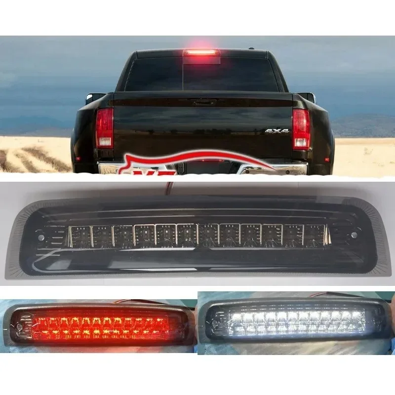 

Third Tail Light Brake Stop Light for Smoked LED Cargo Lamp Power SLT ST Laramie TRX4 Sport Dodge Ram 1500 2500 3500