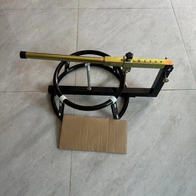 for Motorcycle Round Tire Stripper Remover Press Manual Dragon Clamp Hand Crank Tool