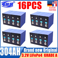16PCS 3.2V 320AH 280AH 340AH 105AH lifepo4 battery DIY 48V electric boat solar energy storage household battery US/EU duty-free