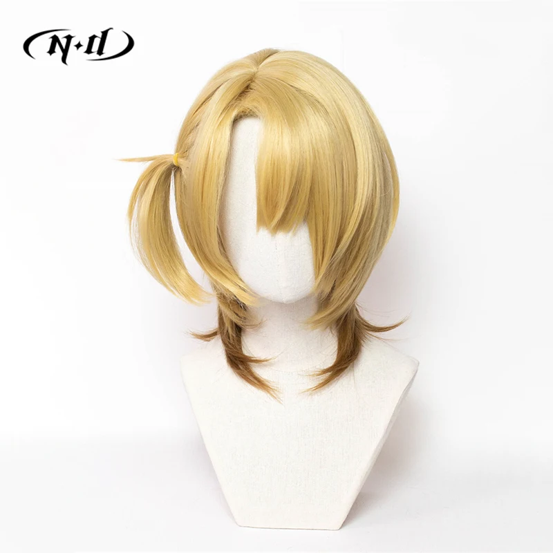 ND Luca Kaneshiro Cosplay Wig Hairpiece VTuber Cosplay Hair Wig for Comic Con Coser Costume Theme Party Heat Resistant Synthetic