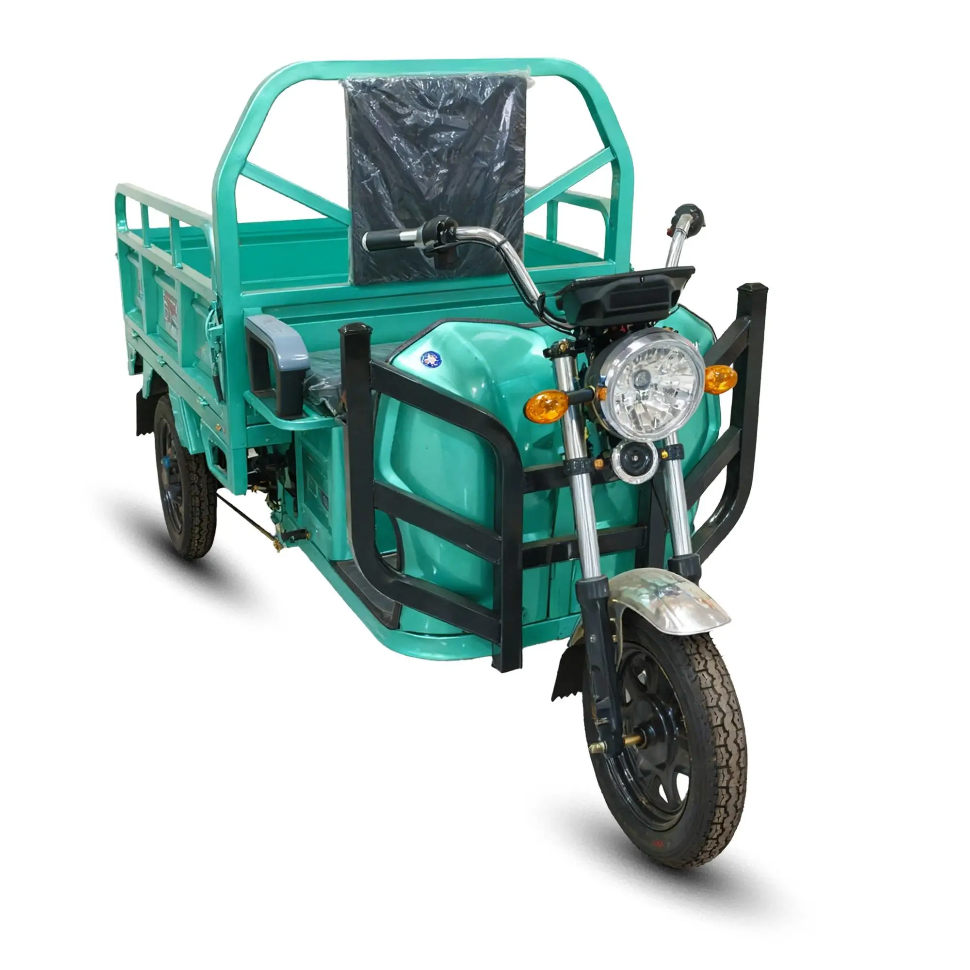Agricultural Electric Trike with High Capacity Open Cargo Bed Motorized Three Wheeler for Fruit and Vegetable Delivery