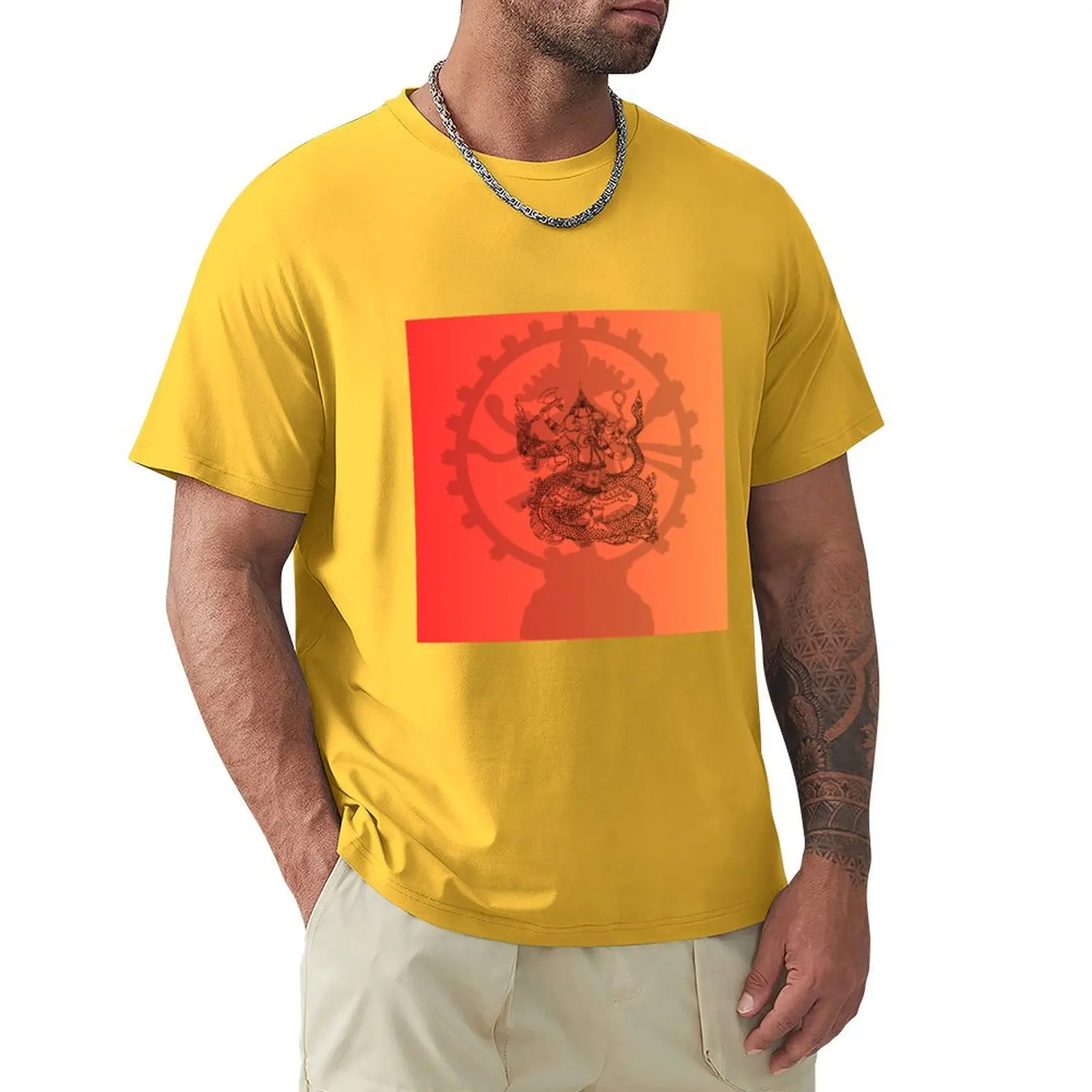 

God of indians T-Shirt anime clothes plain funnys T-shirt men