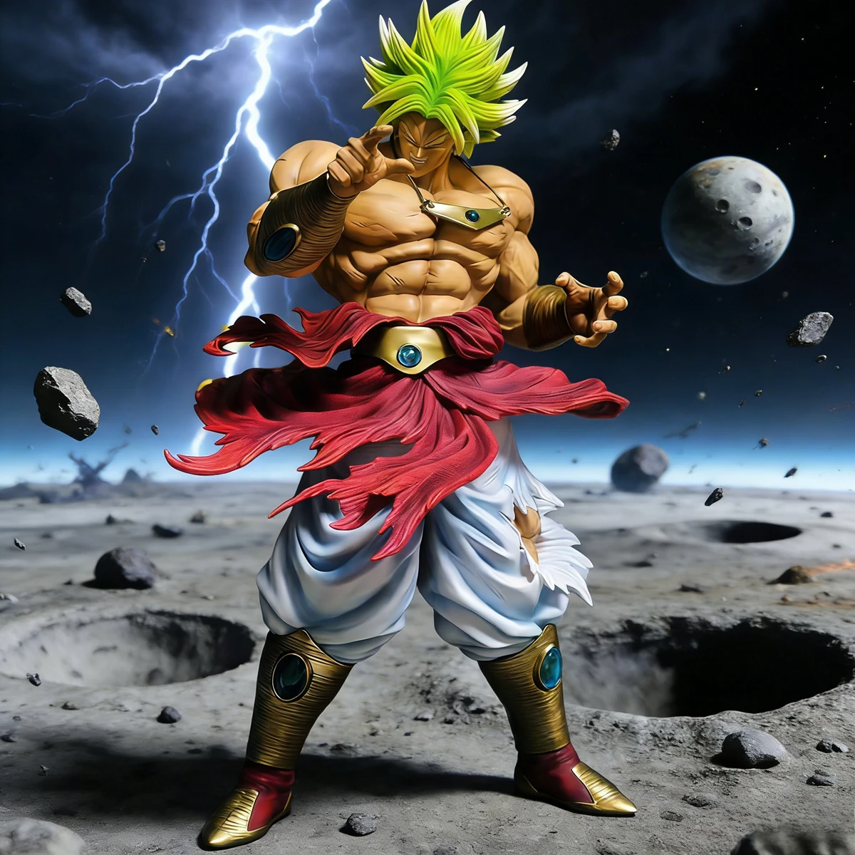 

Аниме-фигурка Dragon Ball Z Broly Ssj3, Супер Сайян Броли, ПВХ, 26 см/10,24 дюйма, коллекционная модель, игрушка, подарок