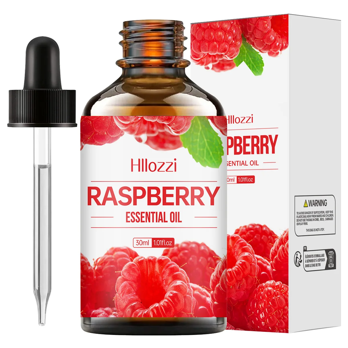 30ml Raspberry Essential Oil Pure Plant Essential Oil Multifunctional Use Aromatherapy Diffuser Humidifier Soap Fruit Essential