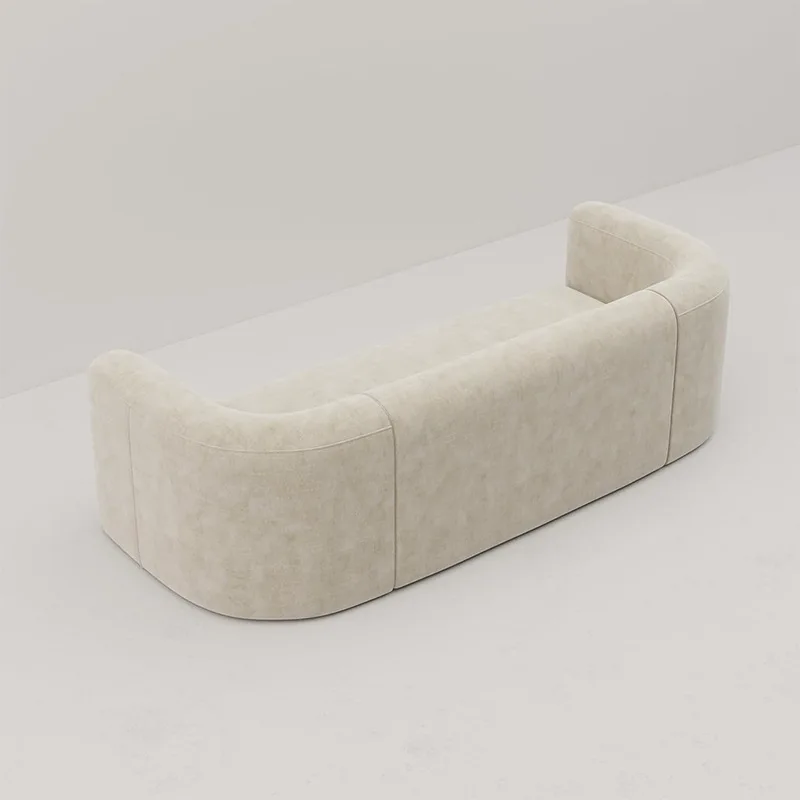 Cross-border customized modular fabric sofa, medium-sized living room free combination sofa