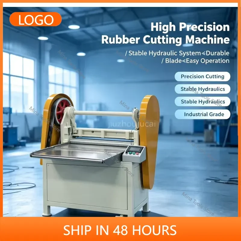 Rubber Cutting Machine Manual Portable Circular Blade Rotary Dividing System Solid Robust Workshop Tool Kit Durable Global