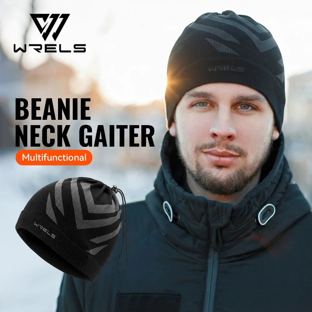 WRLES Beanie Winter HatScarf Face Mask Beanie Warm Multi-fun