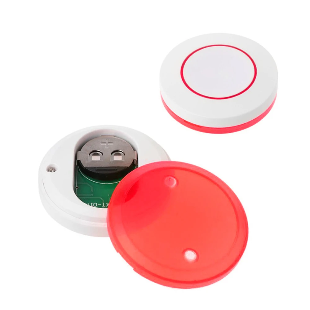 LED Light 433Mhz Wireless Remote Control 1 Button Round Remote Control Switch Feel Free To Paste EV1527 Chip Learning Type 50M