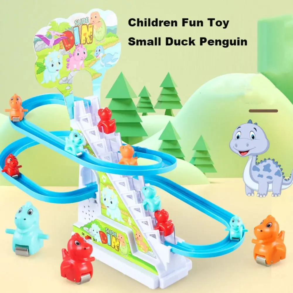 

Electronic Penguin Duck Climbing Toy Light Musical Plastic Electronic Climbing Stairs Toy Baby Educational Gift