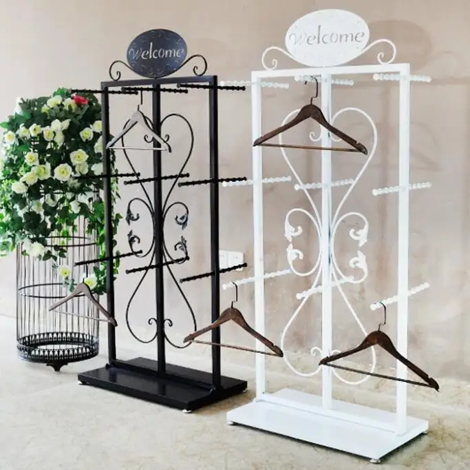 Underwear Shop Underwear Iron Underwear Bra Double sided Multi layer Front Hanging Bra Rack Goods Shelf