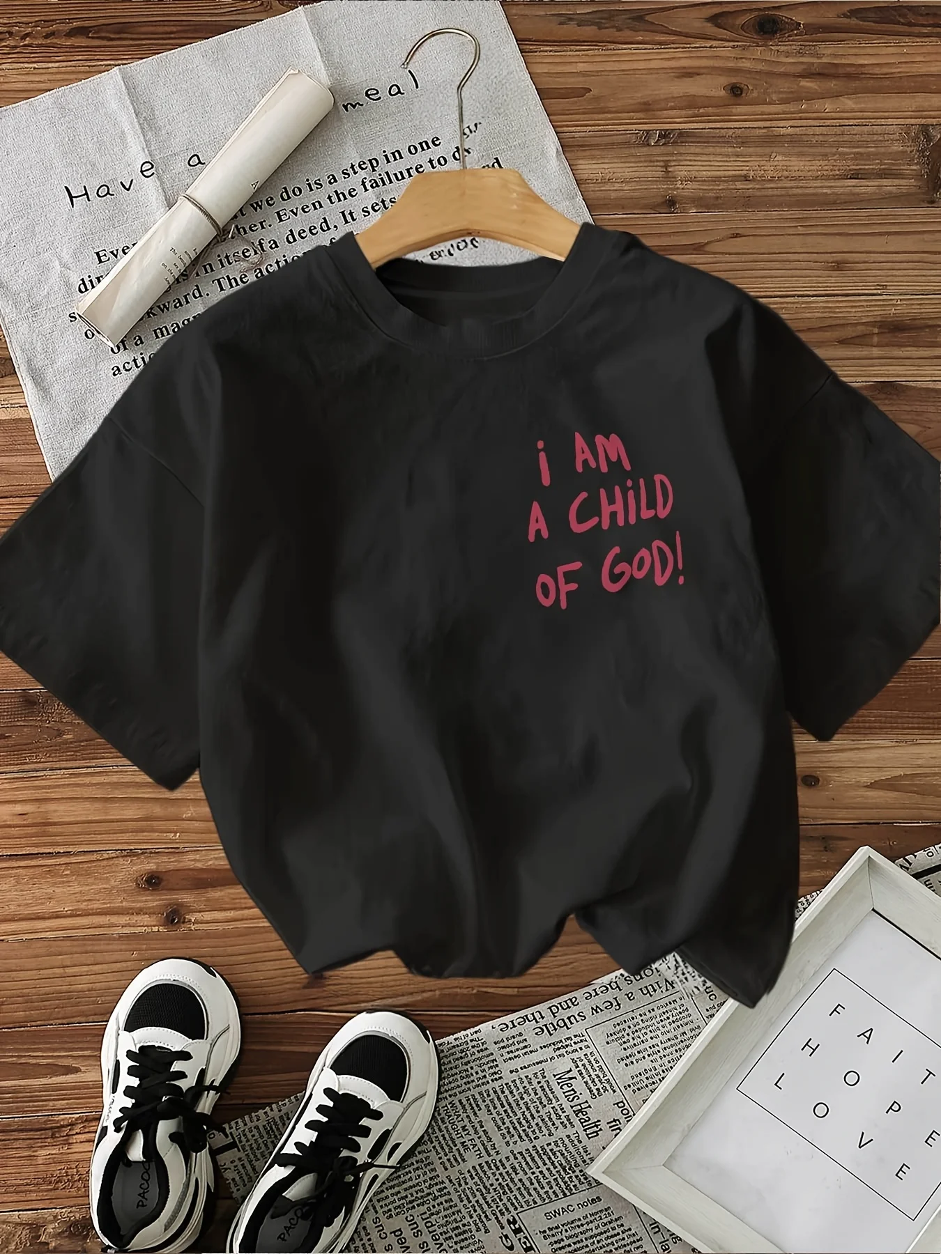 Graphic Print T-shirt 100% Cotton Short Sleeve Crew Neck Casual Top for Summer & Spring Women's Clothing