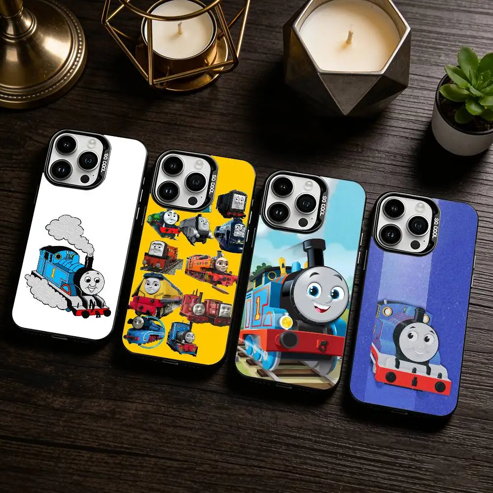 

T-Thomas And F-Friends Phone Case For iPhone 17,16,15,14,13,12,11 Plus,Pro Max,XS,Colored silver phone case