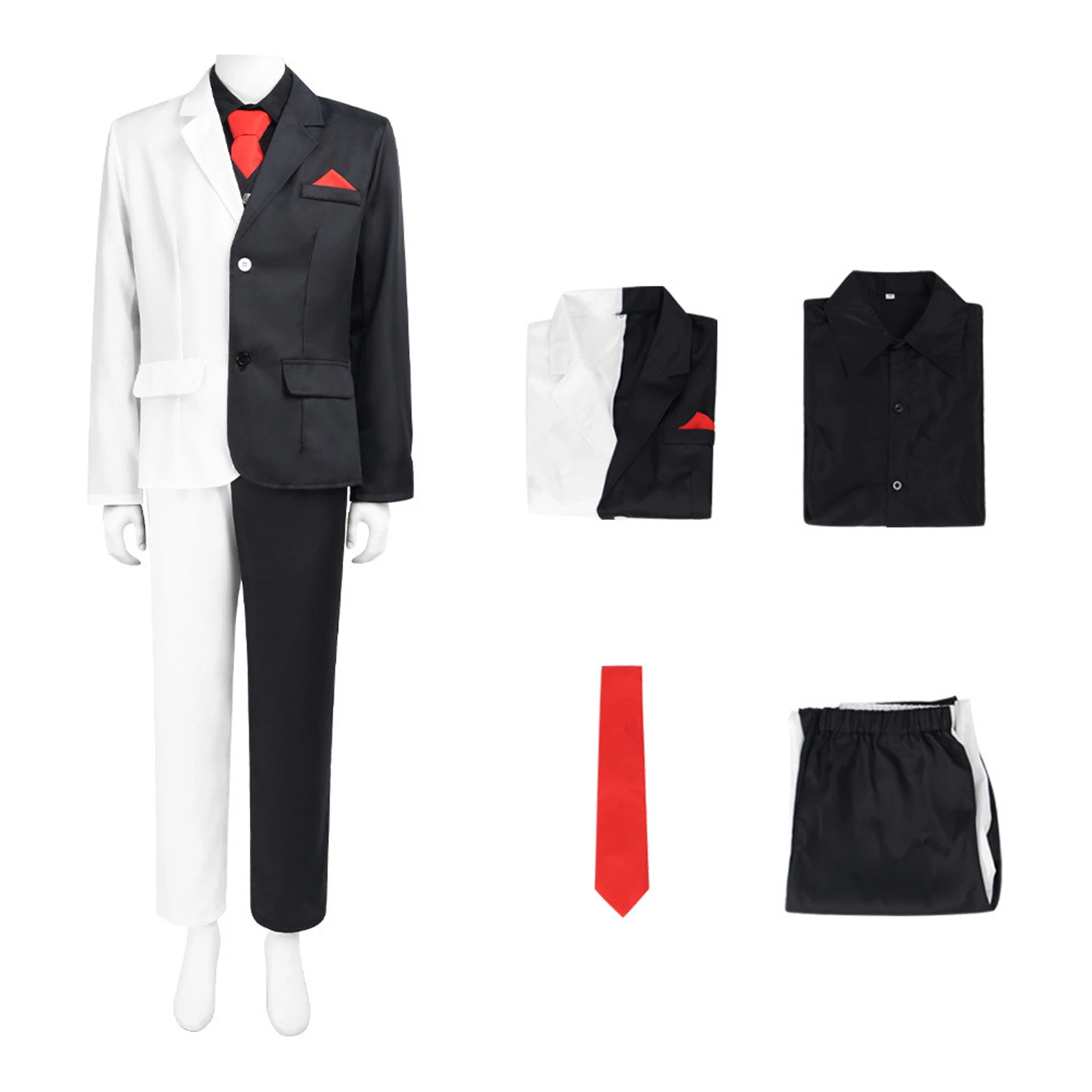 

Костюм для косплея Harvey Apollo Dent, черно-белые костюмы, наряд для карнавальной вечеринки на Хэллоуин