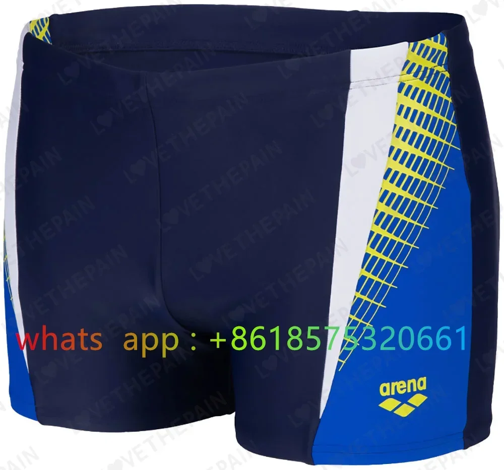 Mens Swimsuit Jammer Endurance Athletic Training Swimsuit Racing Swimming Trunks Shorts Swimwear Quick Dry New Surf Swim Jammers - view 3