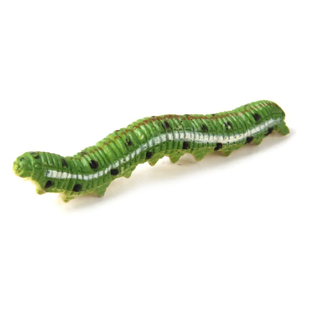 

12Pcs Plastic Worms Multicolor Approx 7Cm Fun Prank Props Party Favors Garden Ornament Item