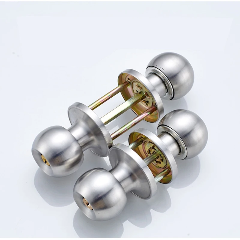 

Three Bar Ball Lock Plastic Steel Door Bathroom Door Lock Three Bar Ball Lock Aluminum Alloy Household Universal Type