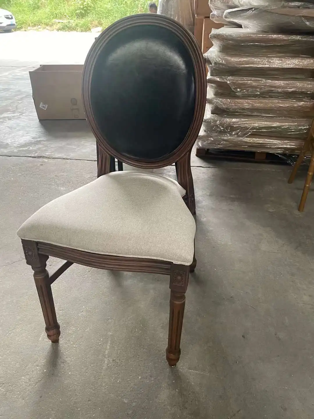 

￥%Wood Painting Color Plastic PP Dining Hotel Wedding Chairs Furniture