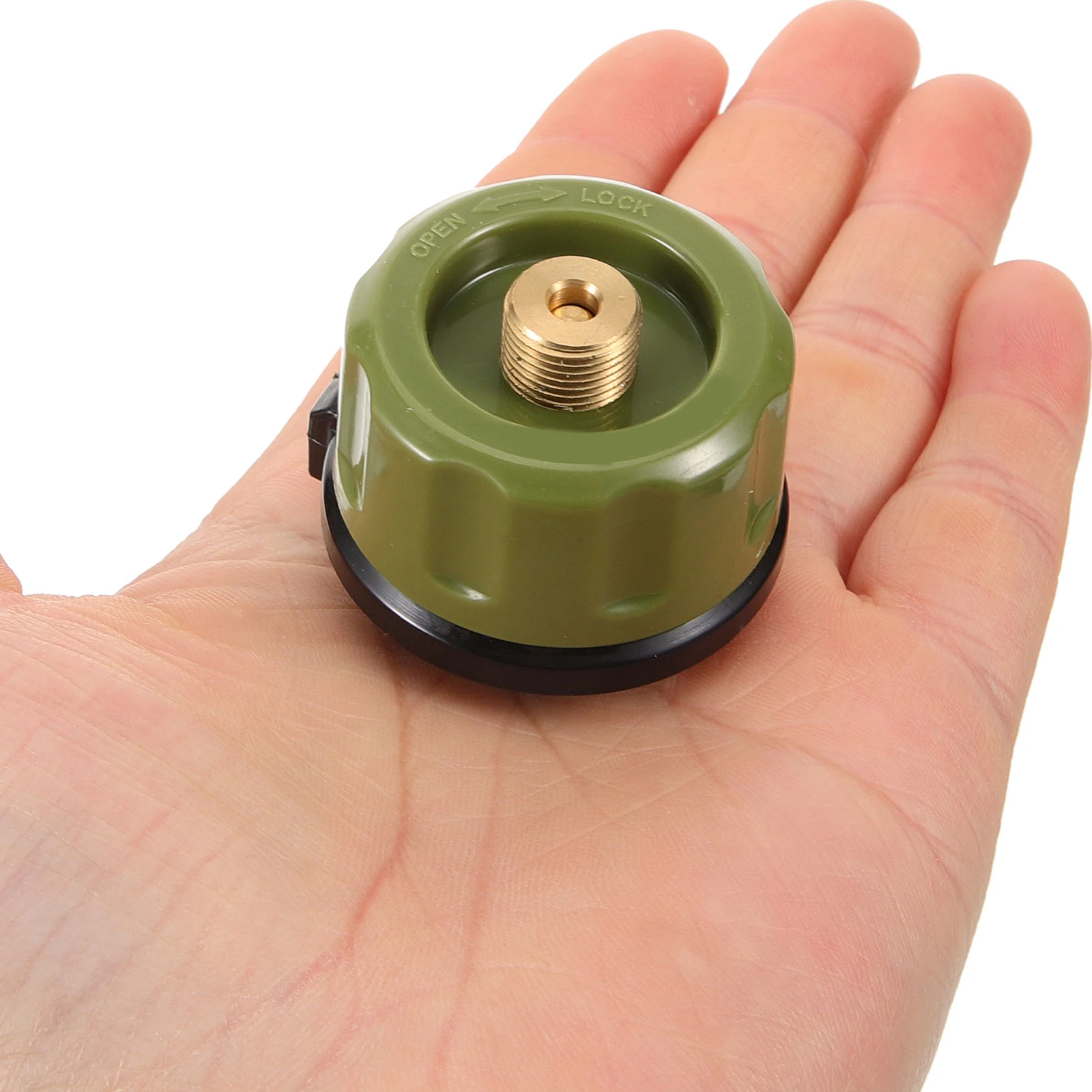 

Propane Tank Adapter Iron Material Wear-Resistant Conversion Head for Camping Stove Portable Outdoor Bbq Converter for Gas Tank