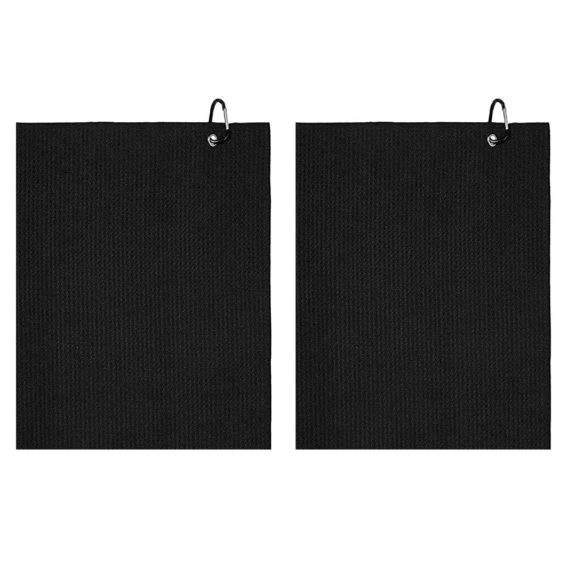 Microfiber Golf Towel Pattern Golf Towel Golf Cleaning Towel Gift Black