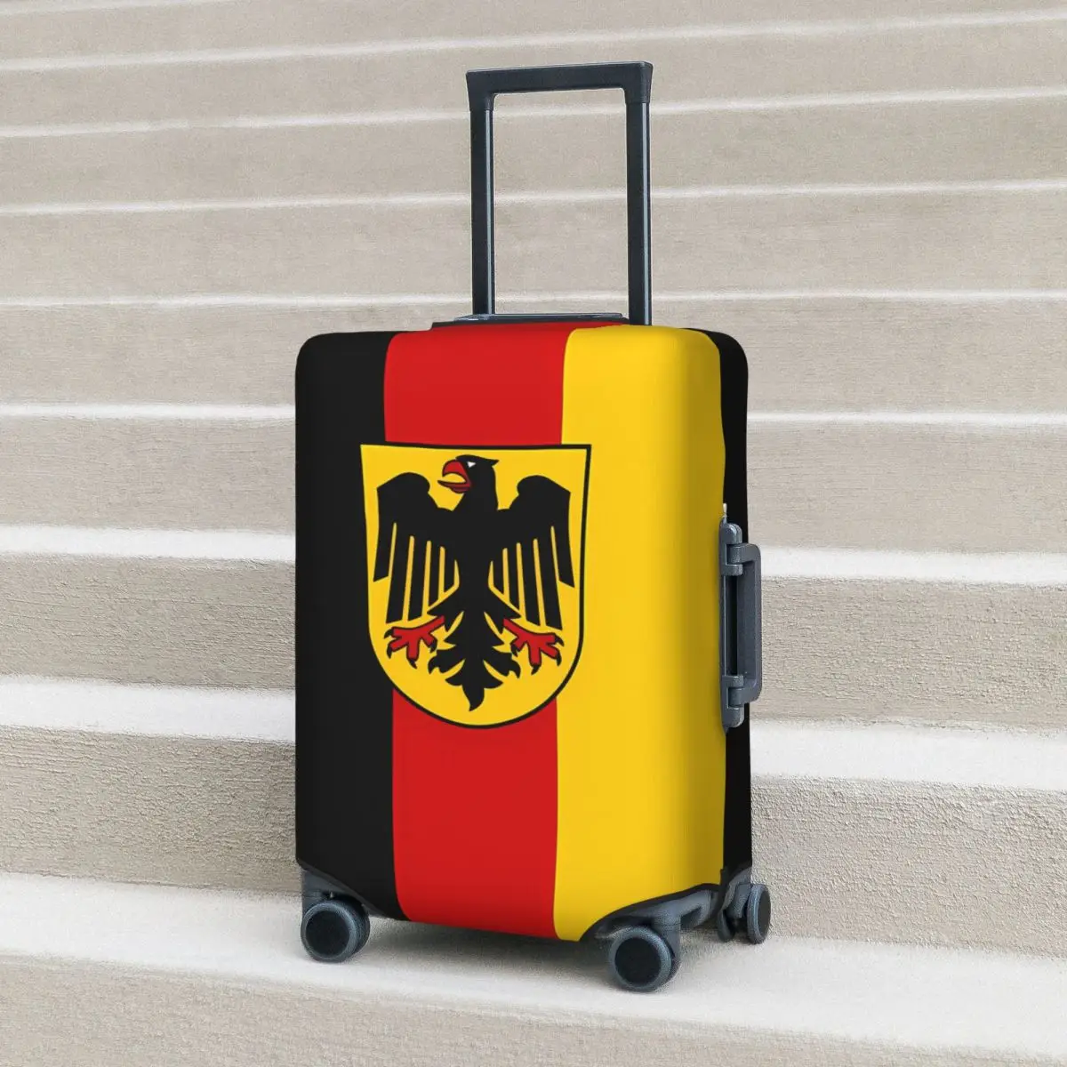 

Germany Flag Emblem Suitcase Cover Holiday Fashion Practical Luggage Case Travel Protection