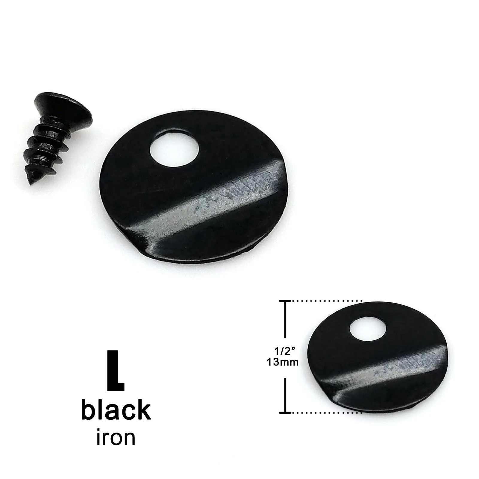 50 Stück Golden Black Clear Metal Plastic Picture Photo Mirror Scrapbook Frame Backboard Turnbutton Turn Button Rotating Fixing Brad – Detail 13