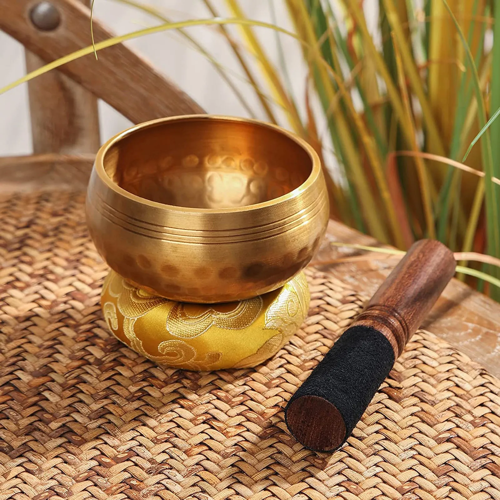 Tibetan Singing Bowl Sound Healing Therapy Instruments Yoga Meditation Massage Handmade Chanting Bowl Buddhist Religion Supplies