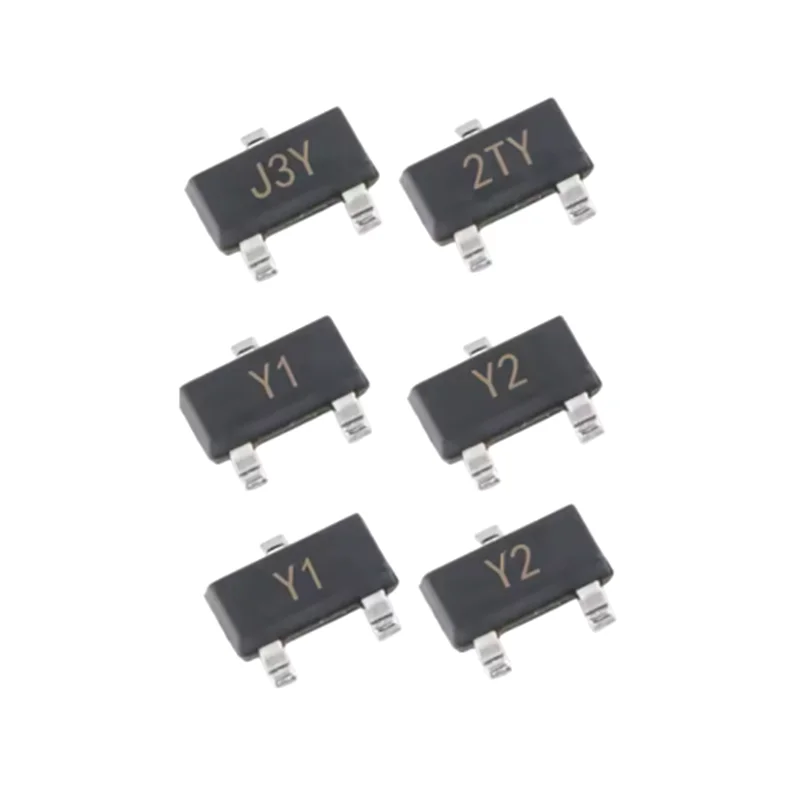 100 قطعة/الوحدة S8550 SS8050 S8050 S9018 S9014 2TY/Y1/J3Y SOT23 الترانزستور SMD جديد #2