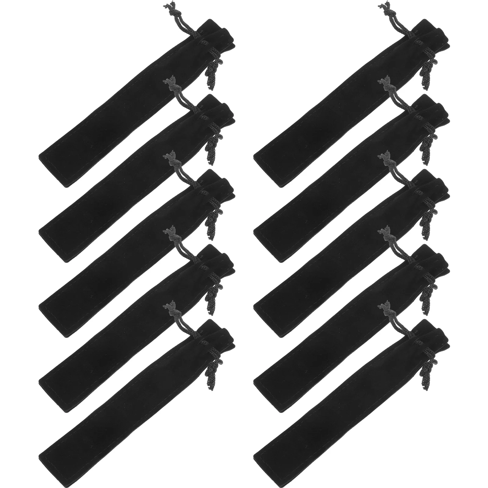 25 قطعة حقيبة تخزين القلم الفانيلا حقيبة برباط للمنزل مكتب المدرسة القرطاسية عيد ميلاد الذكرى عيد الميلاد هدية عيد الآباء #1