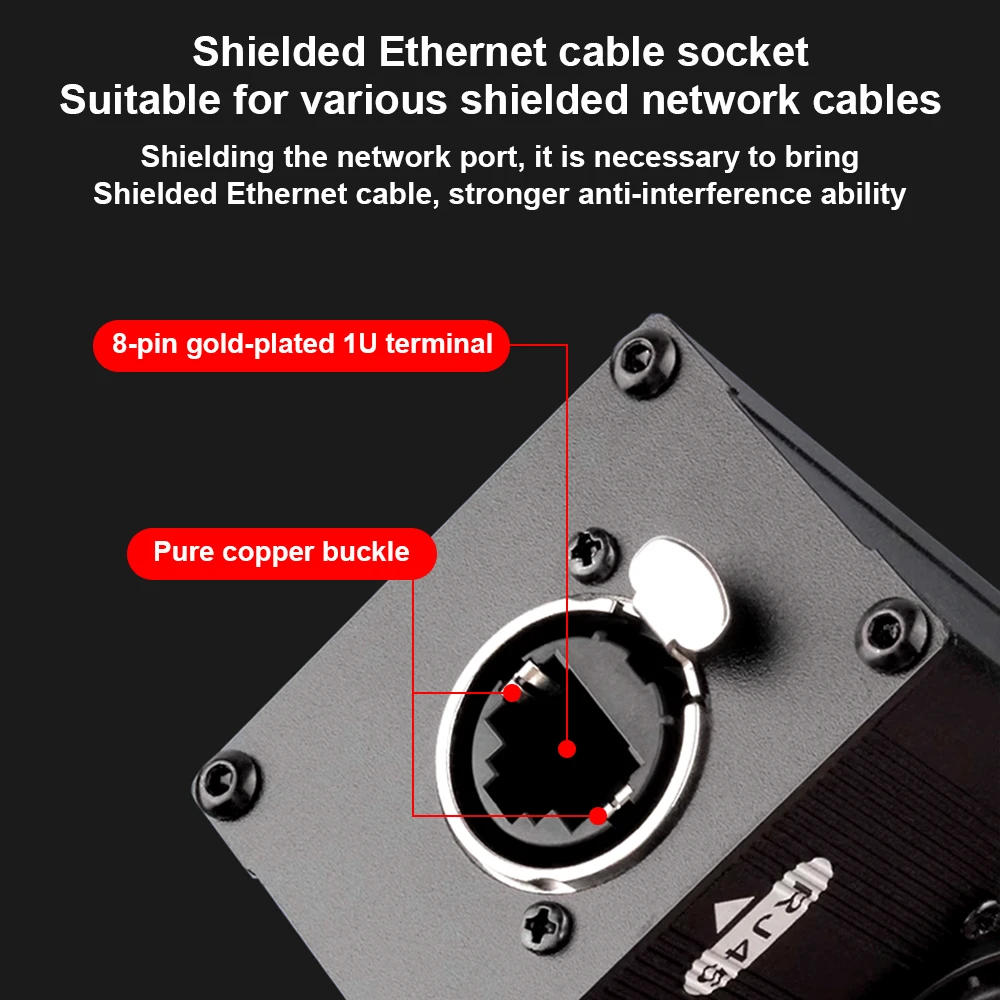 TITAK 4‑Kanal 3‑Pin‑XLR‑Audio‑ und DMX512‑Extender über Netzwerkkabel,DMX512‑Signal‑Verlängerer,1 Männlich+1 Weiblich,1 Paar,Langstrecken‑Signalübertragung,Störfest,stabiles Signal,professionelles Audio,Bühnenbeleuchtu – Detail 2
